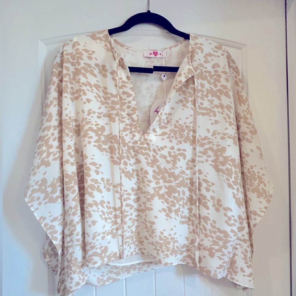 Buddy love cow print top